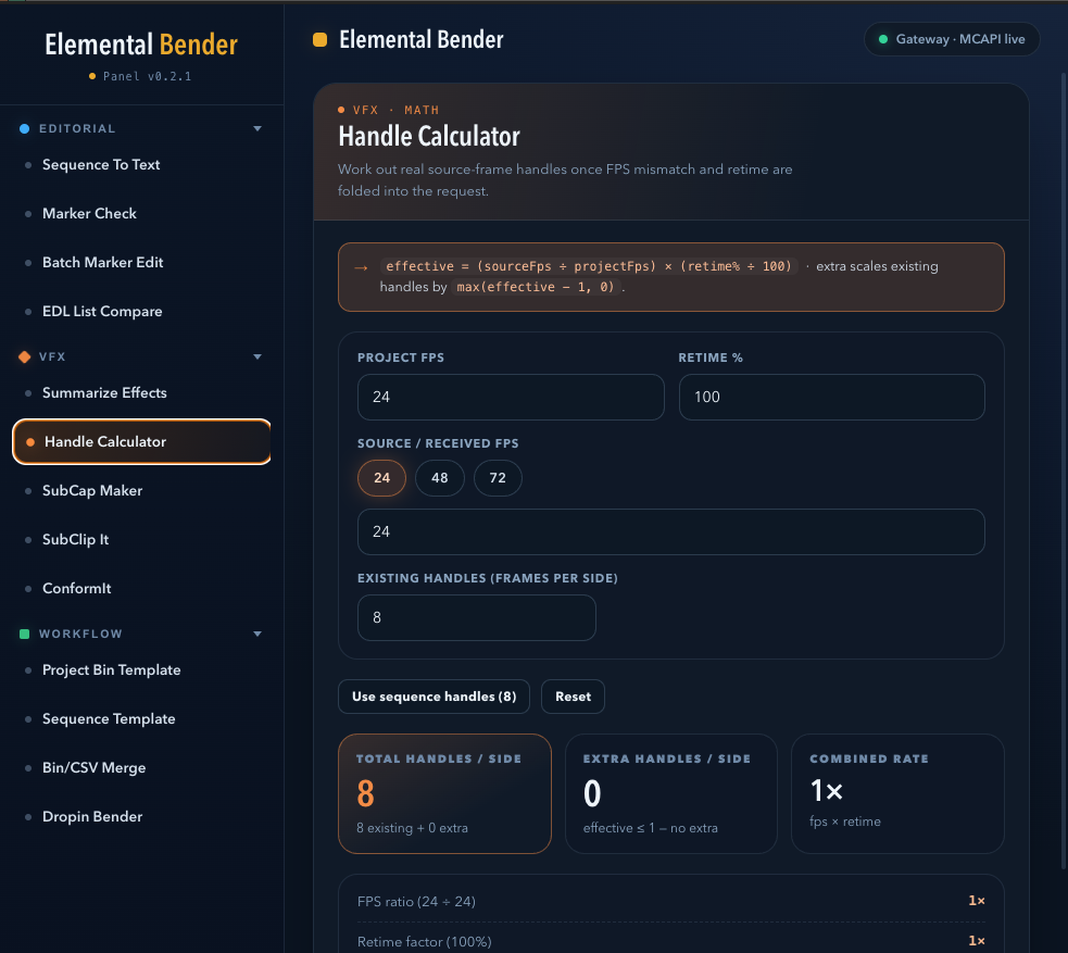 Handle Calculator