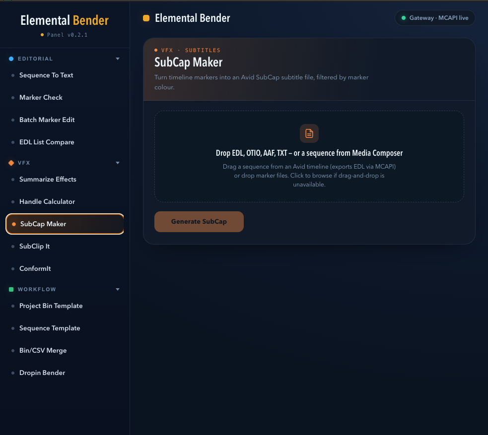 SubCap Maker